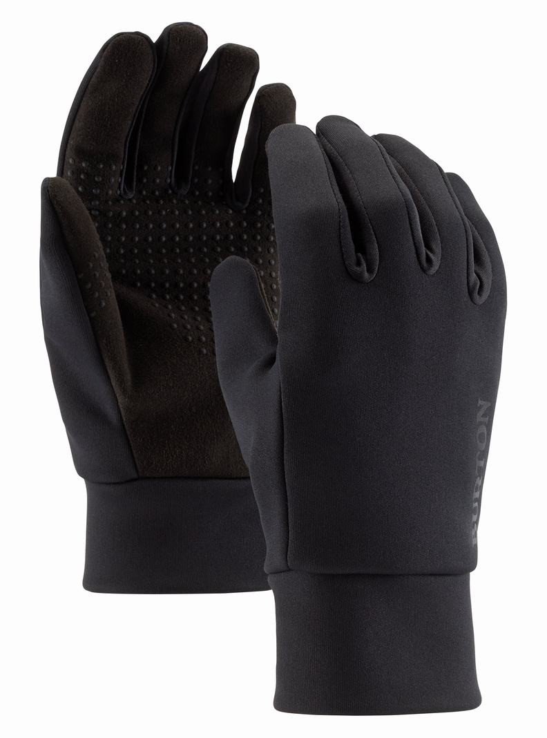 Black Burton Touch-N-Go Glove Liner Kids' Ski Gloves | RMBCZH325