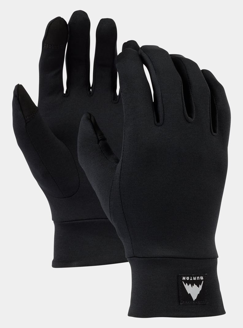 Black Burton Touchscreen Glove Liner Women's Ski Gloves | HJVPFM679