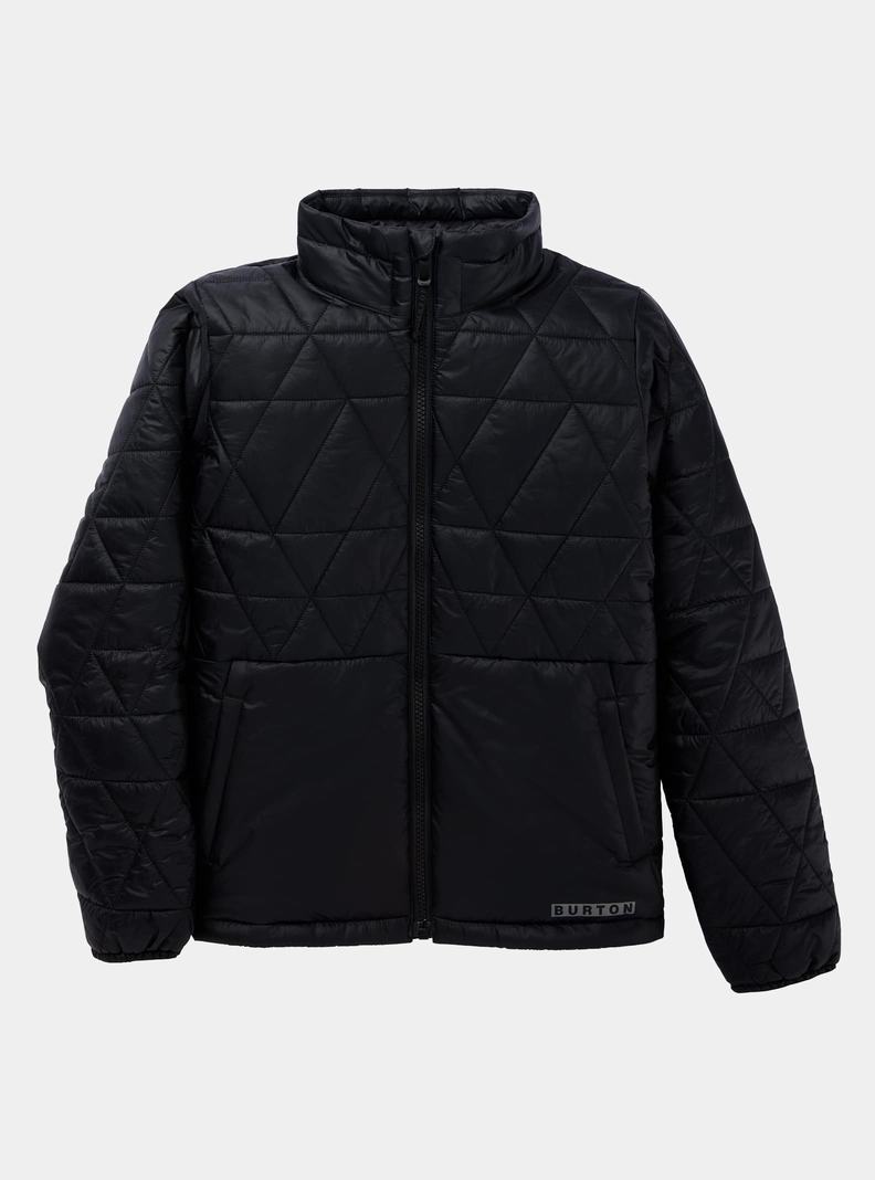 Black Burton Versatile Heat Insulated Kids' Ski Jackets | AQLKCV347