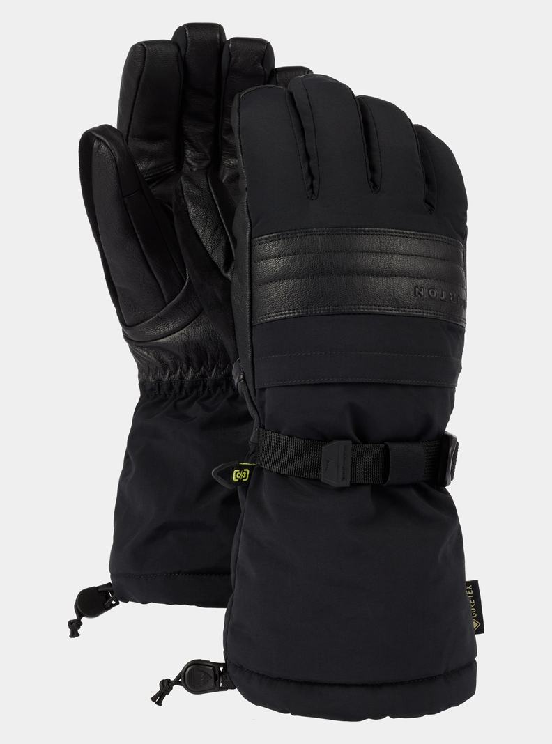 Black Burton Warmest GORE-TEX Women's Ski Gloves | LDSQNZ247