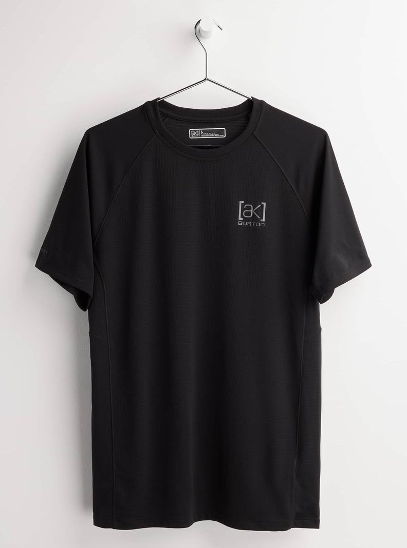 Black Burton [ak] Helium Power Dry Short Sleeve Men's Base Layer Top | BGIMXS908