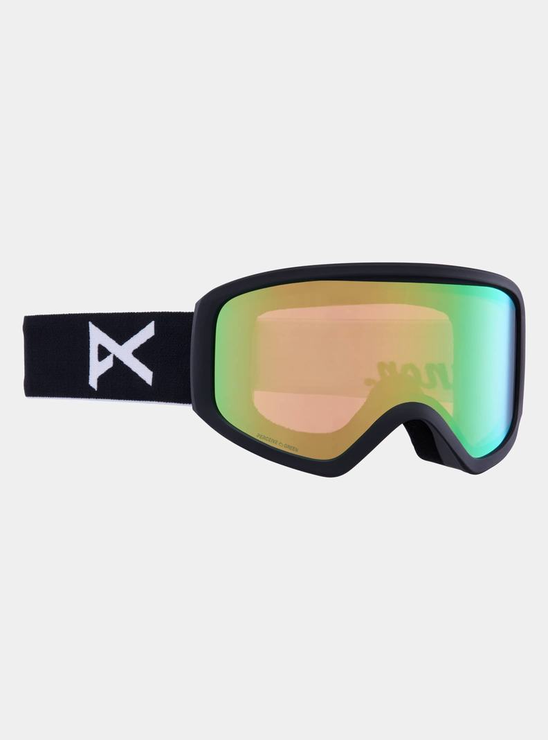 Black / Green Burton Anon Insight Goggles + Bonus Lens Women's Ski Goggles | DOQGZM709