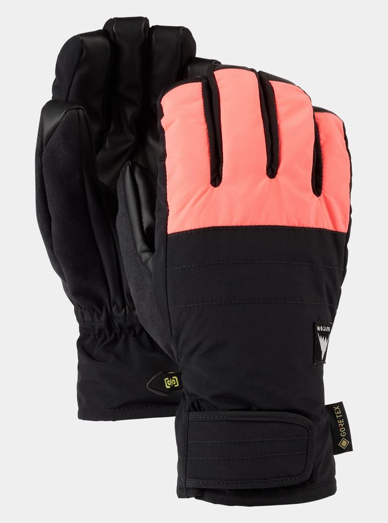 Black / Orange Burton Reverb GORE‑TEX Men's Ski Gloves | KFUXMB067