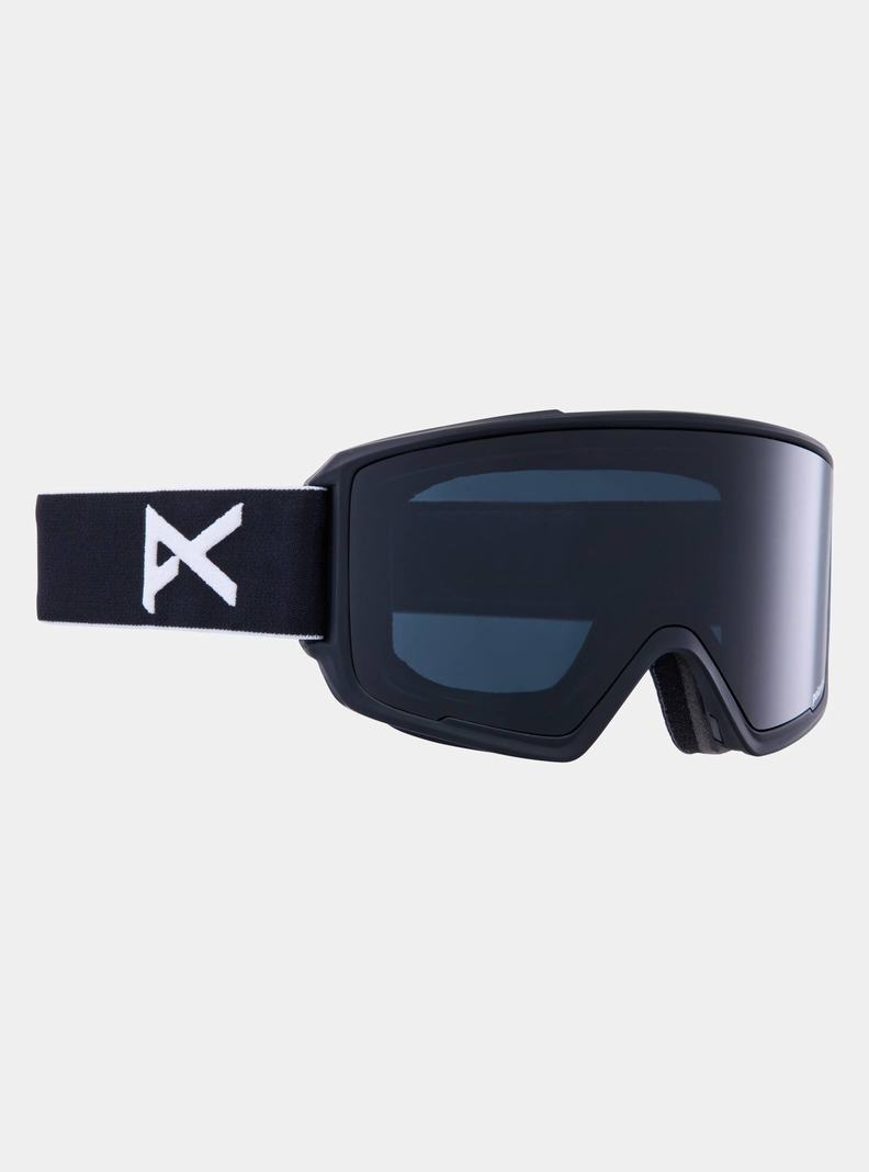 Black / Purple / Burton Anon M3 Low Bridge Fit Goggles (Polarized) + Bonus Lens Men's Ski Goggles | EOYPZD426