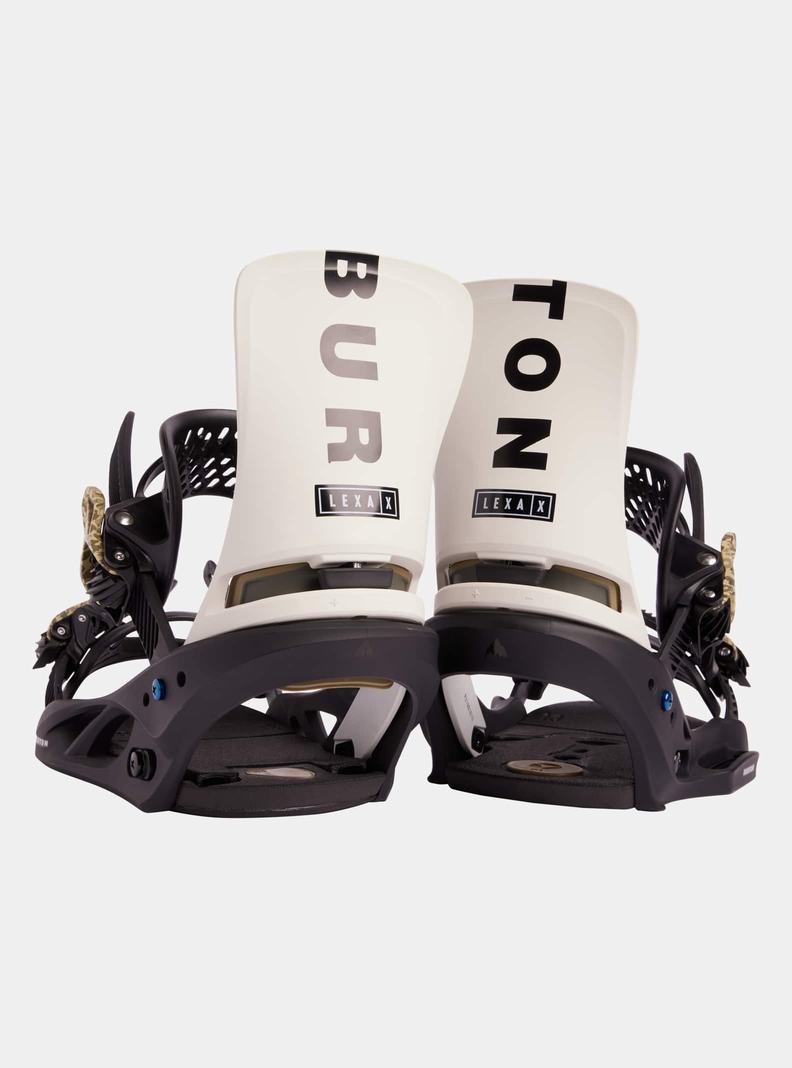 Black / White Burton Lexa X Re:Flex Women's Snowboard Bindings | GJQAHC946