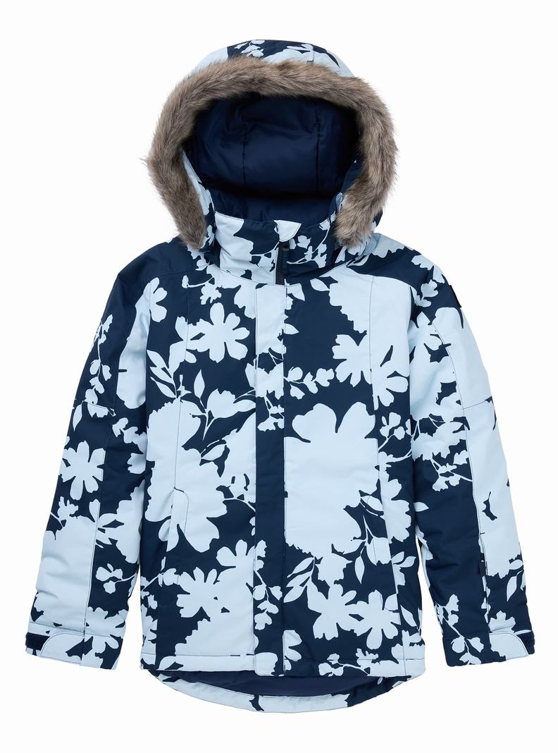 Blue Brown Burton Bennett Kids' Ski Jackets | KEPRBV394