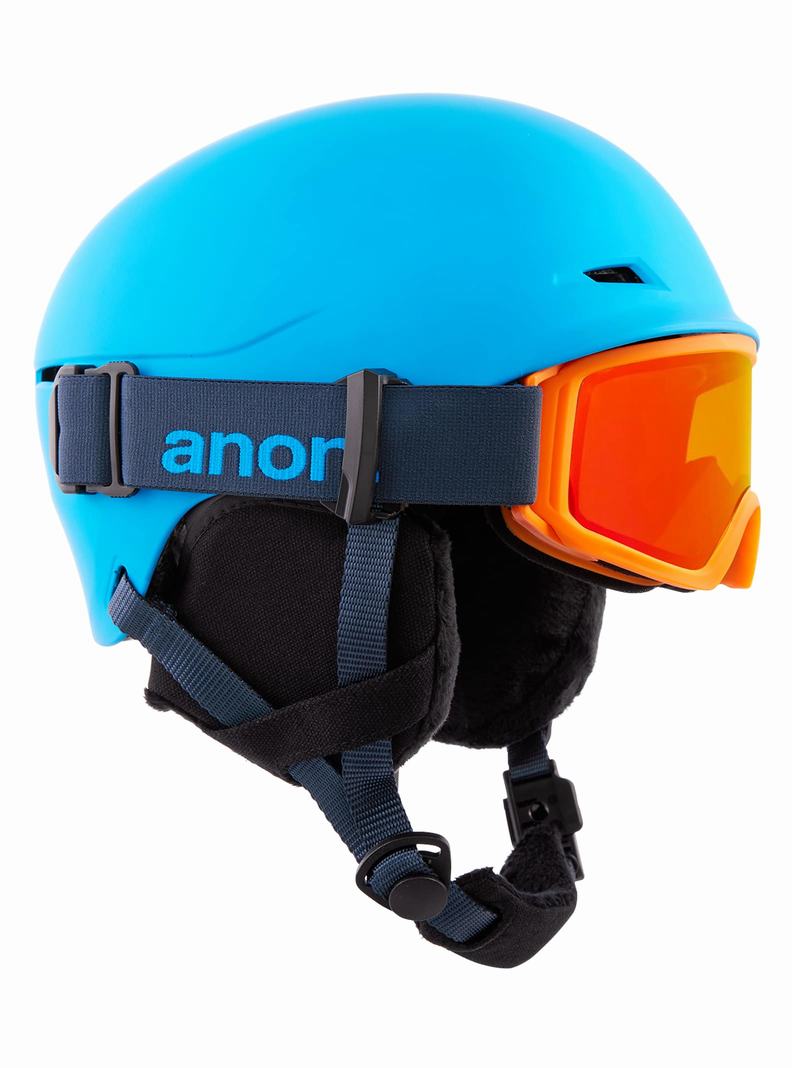 Blue Burton Anon Define Kids' Snowboard Helmets | MBRDNG284