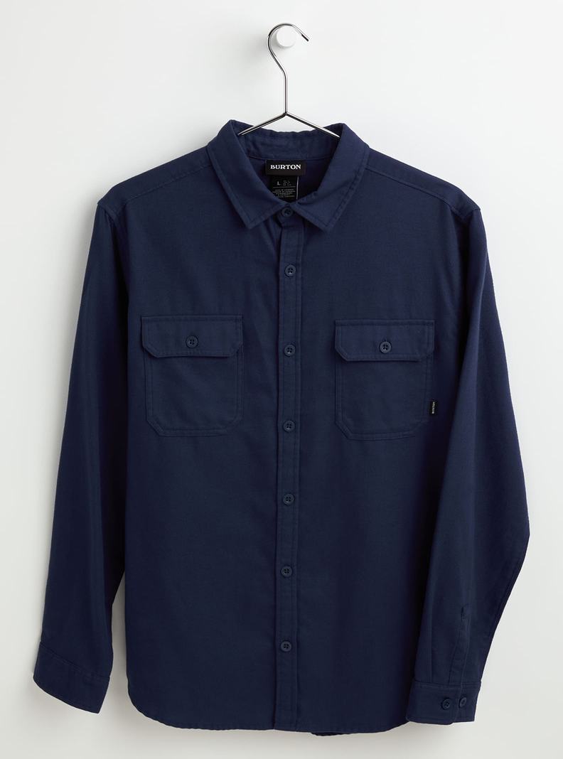 Blue Burton Brighton Flannel Men's Shirts | DSMFIU802