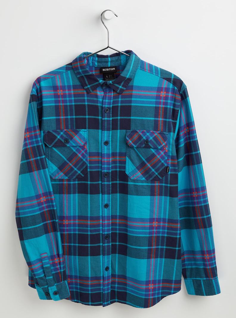 Blue Burton Brighton Flannel Men's Shirts | PUKCRJ275