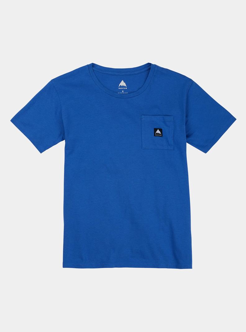 Blue Burton Colfax Short Sleeve Women's T-Shirts | EUGOAR732