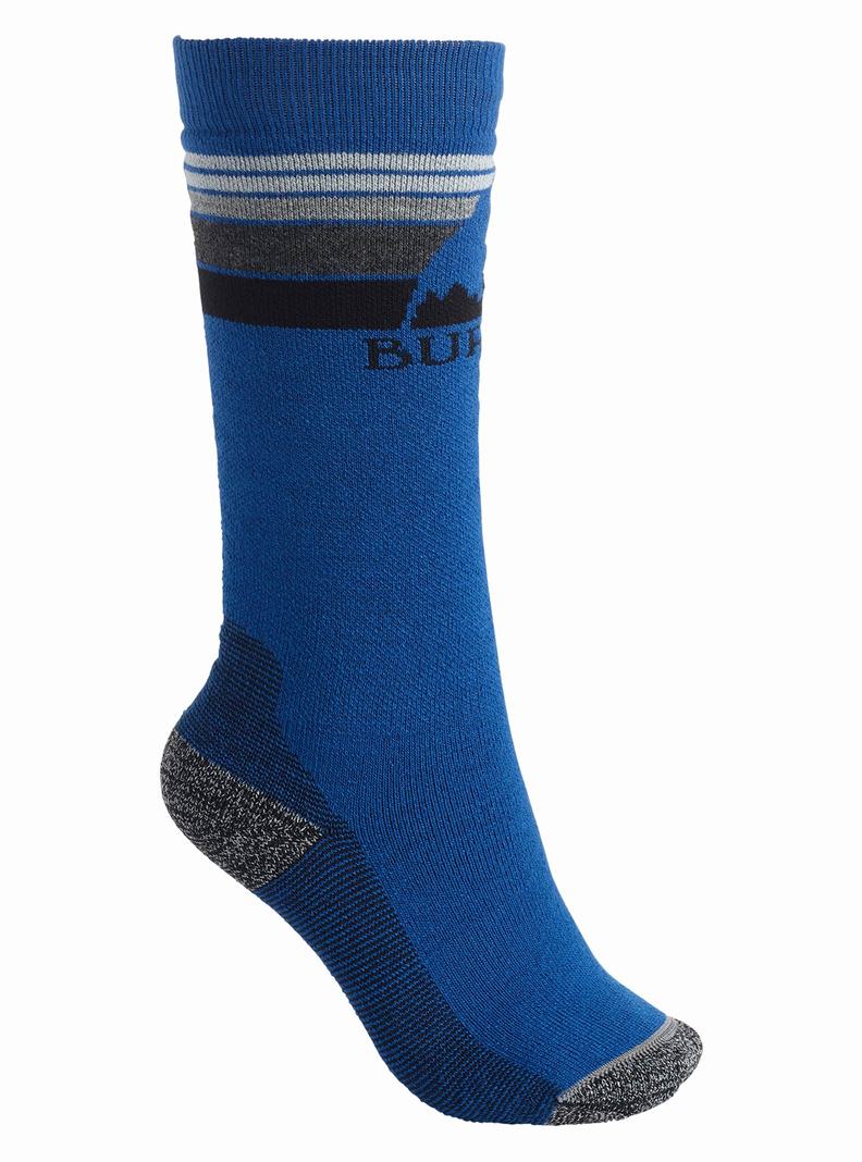 Blue Burton Emblem Midweight Kids' Socks | TKSWVD754