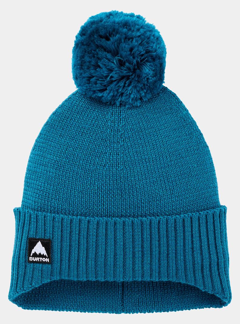 Blue Burton Fleece-Lined Earflap Men's Beanie | BQCZWA528