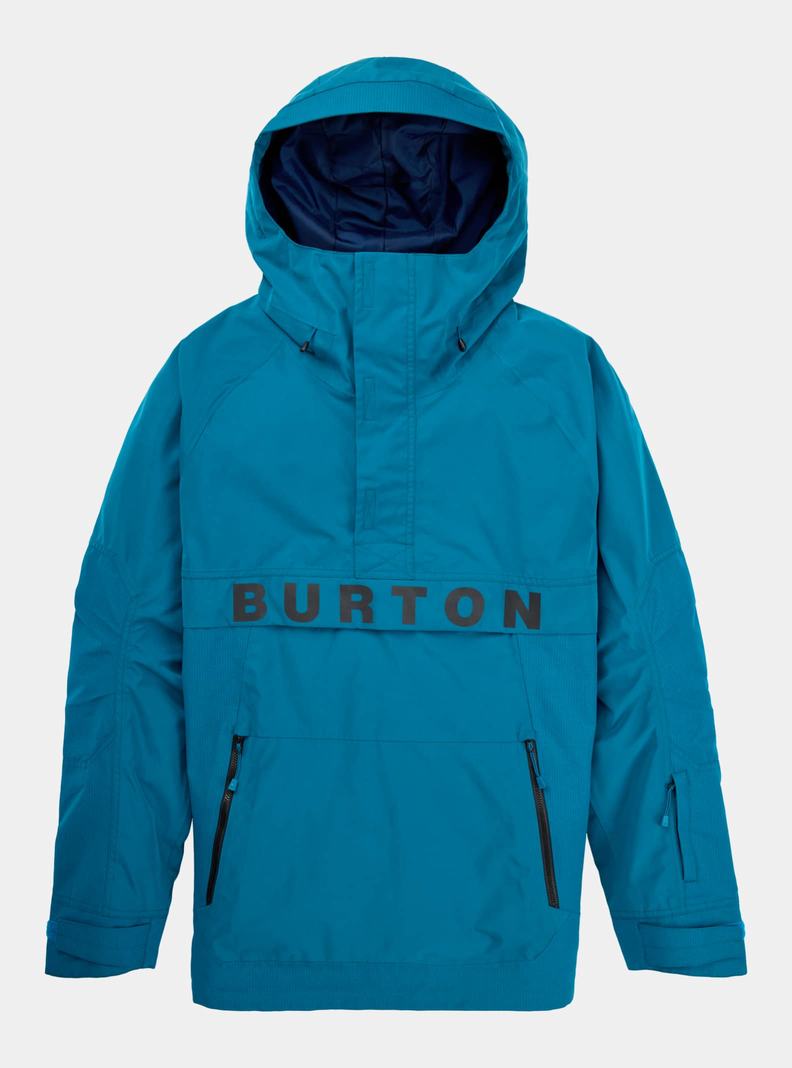 Blue Burton Frostner 2L Anorak Men's Ski Jackets | QGSXJF351