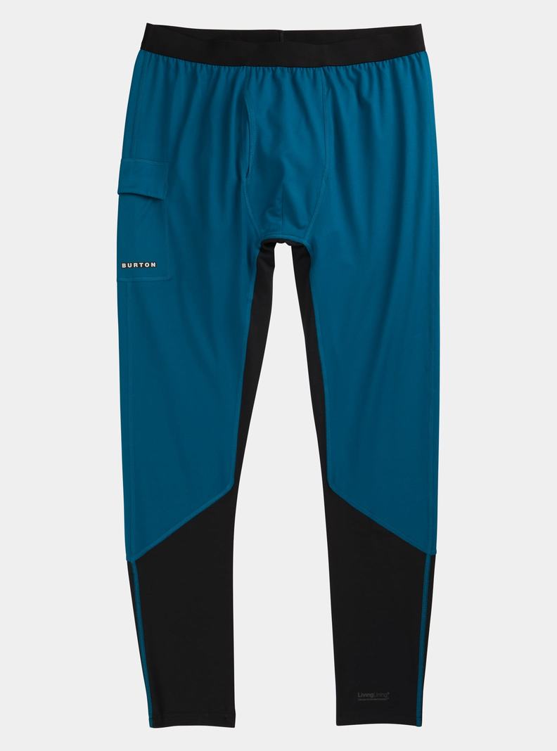 Blue Burton Midweight X Base Layer Pants Men's Base Layer Pants | RQVPGK654