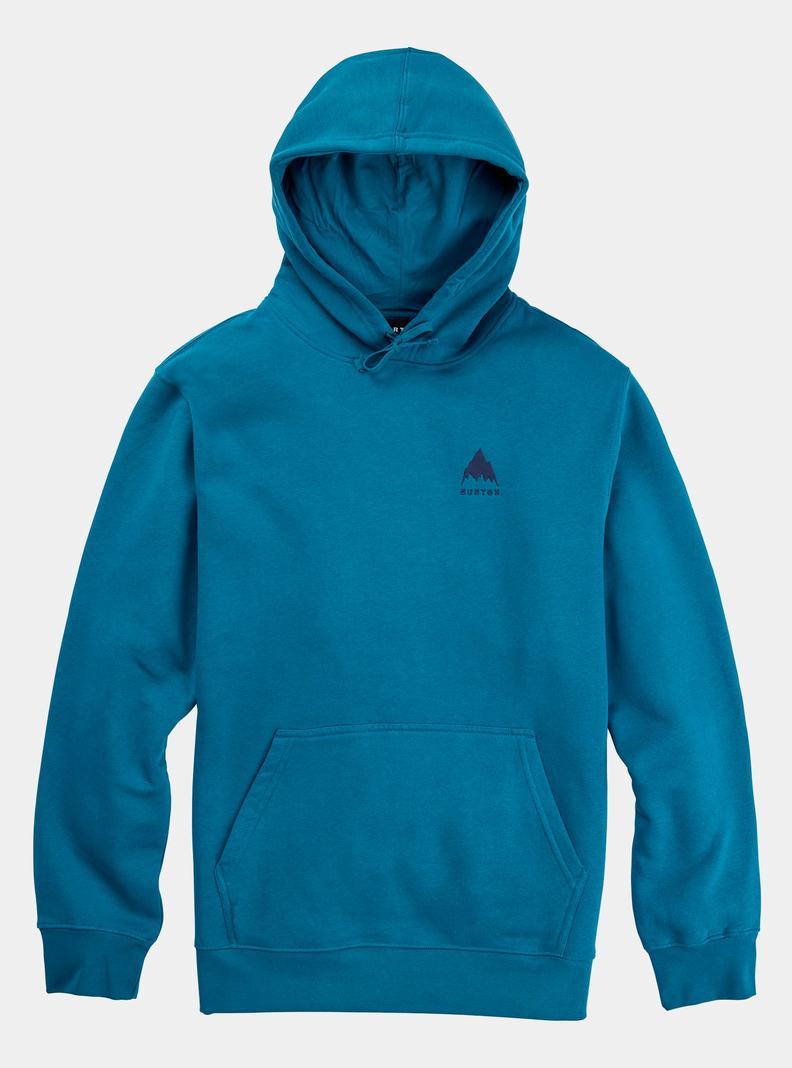 Blue Burton Mountain Pullover Men's Hoodies | ICXUQY327