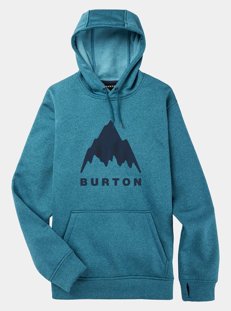 Blue Burton Oak Pullover Men's Hoodies | DWUBKC365