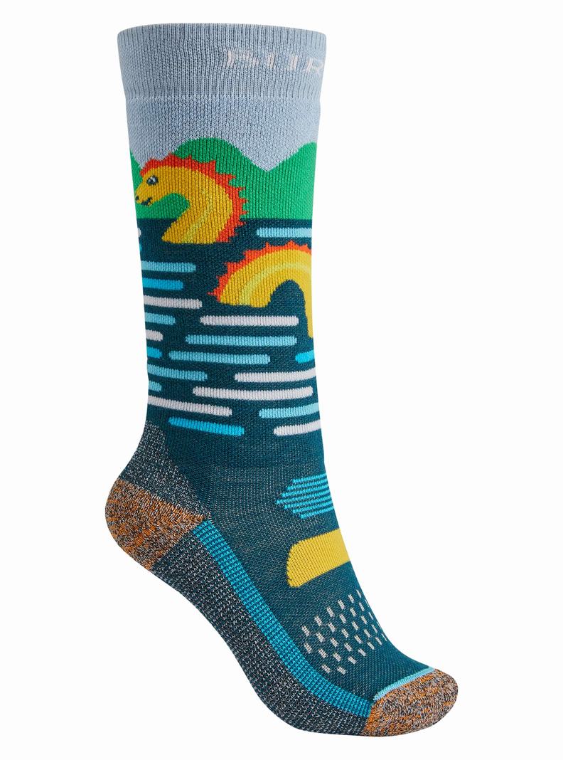 Blue Burton Performance Midweight Kids' Socks | JOSBFA246