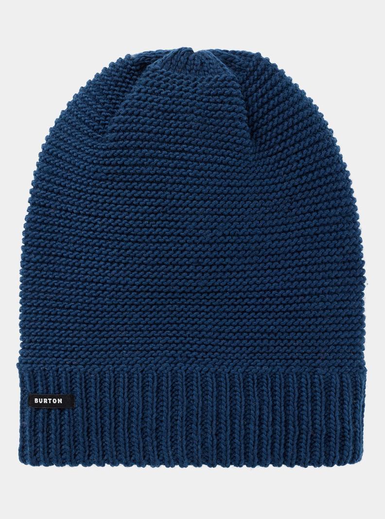 Blue Burton Recycled Garter Stitch Women's Beanie | ZCFIQB413