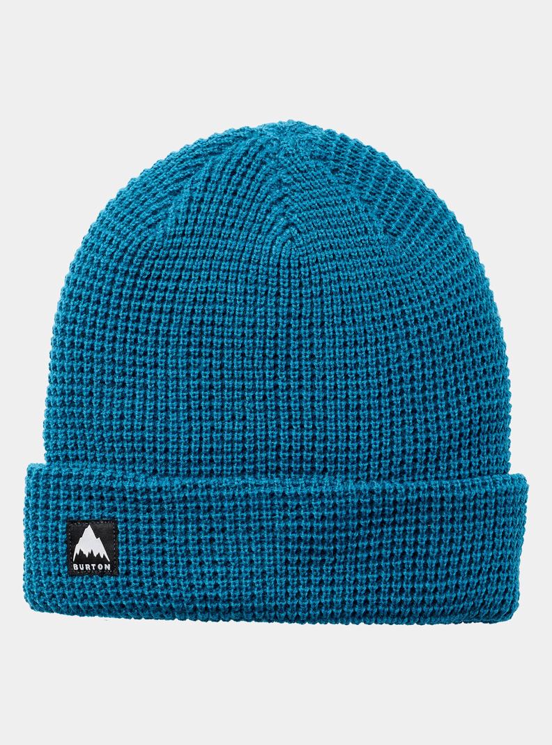 Blue Burton Recycled Waffle Men's Beanie | OMBUGP875