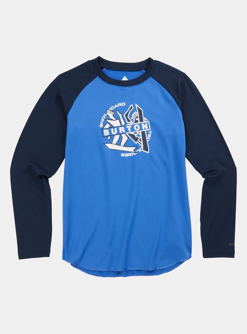 Blue Burton Tech T-Shirt Kids' Base Layer Top | CYAEHK067