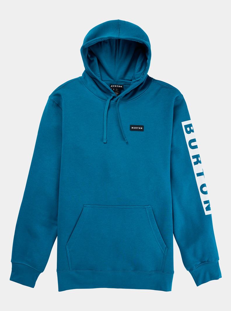 Blue Burton Vault Pullover Men's Hoodies | VKBPIW172