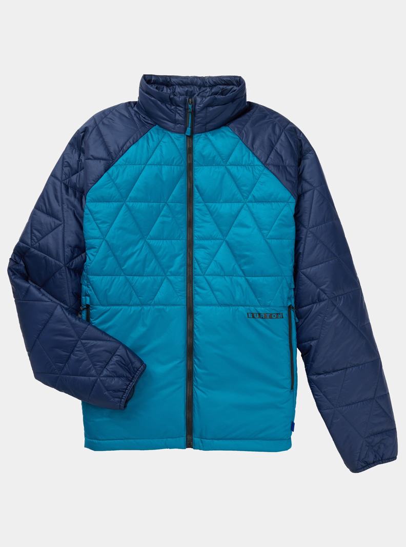 Blue Burton Versatile Heat Synthetic Insulated Men's Ski Jackets | AQSUYW125