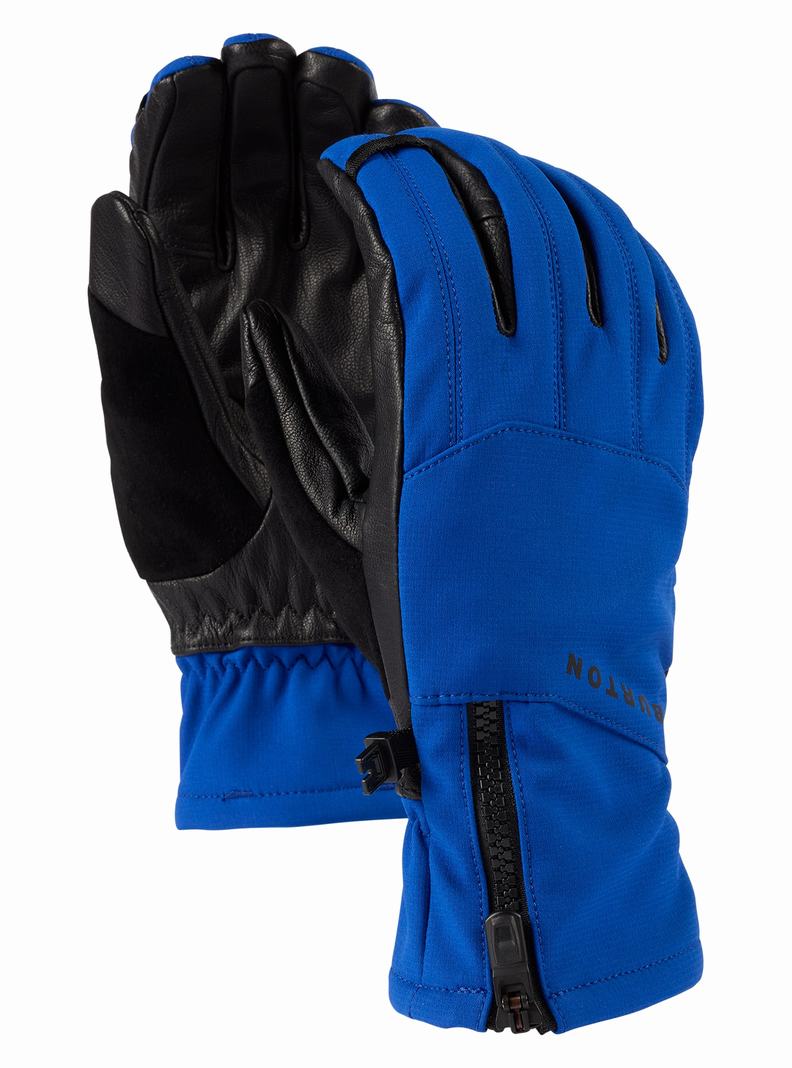 Blue Burton [ak] Tech Men's Ski Gloves | QEAZGS360