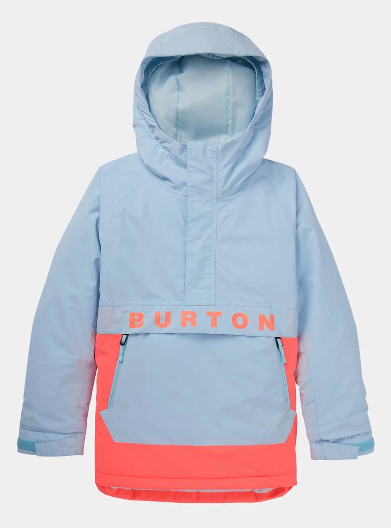 Blue / Orange Burton Frostner 2L Anorak Kids' Ski Jackets | DIJRPM357