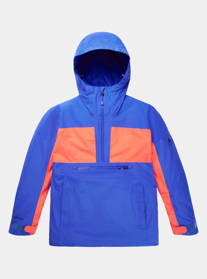 Blue / Orange Burton Pillowline GORE-TEX 2L Anorak Women's Ski Jackets | EQYBIK068