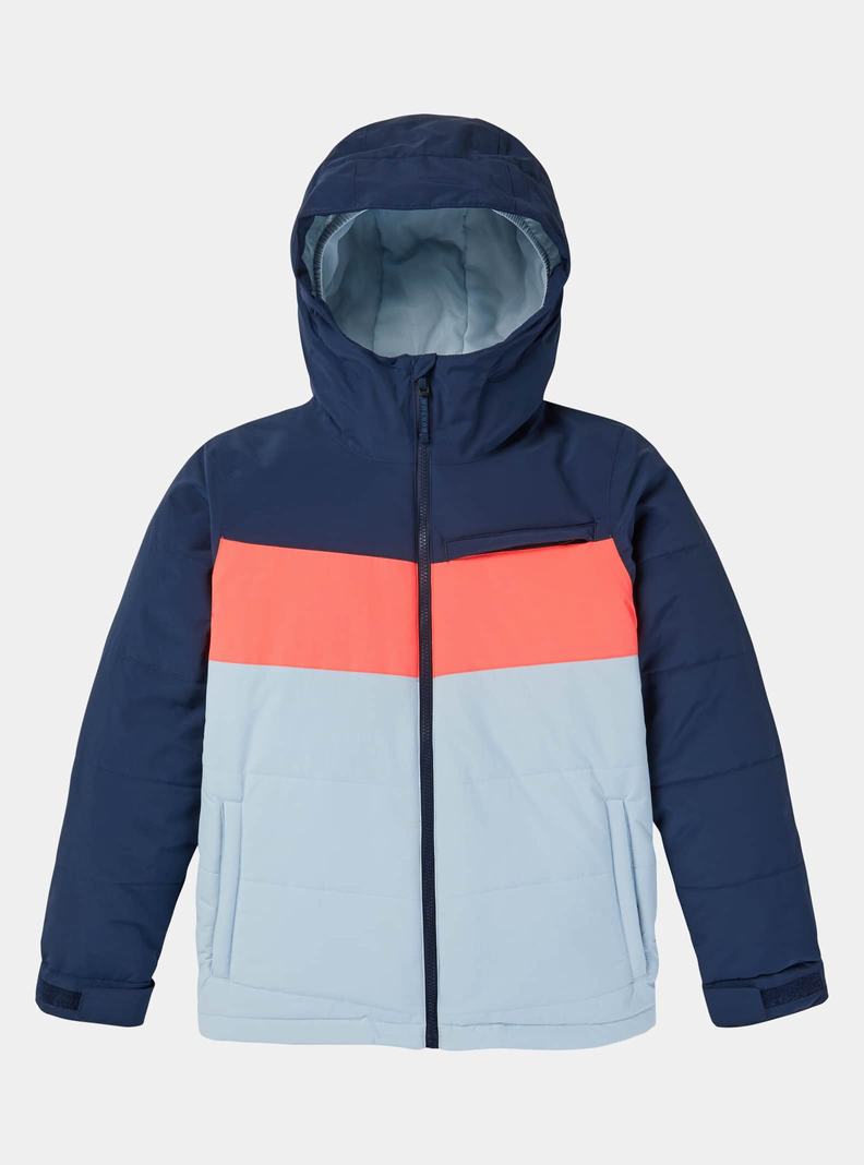 Blue / Orange Burton Ropedrop Kids' Ski Jackets | TOBAPH059