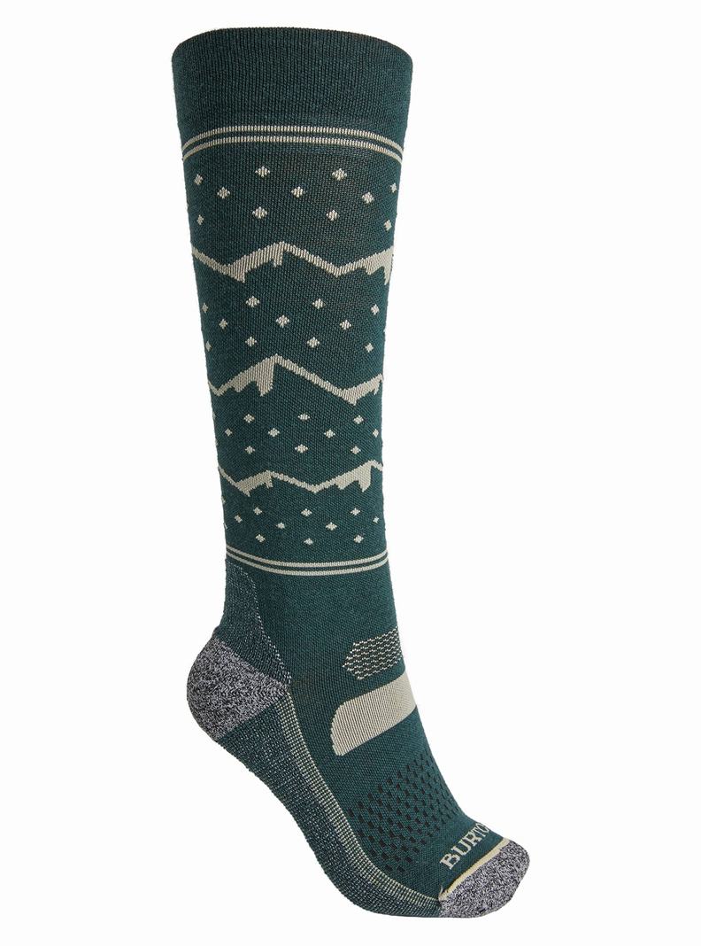 Blue Stripes Burton Performance Ultralight Women's Socks | VAJQGW152