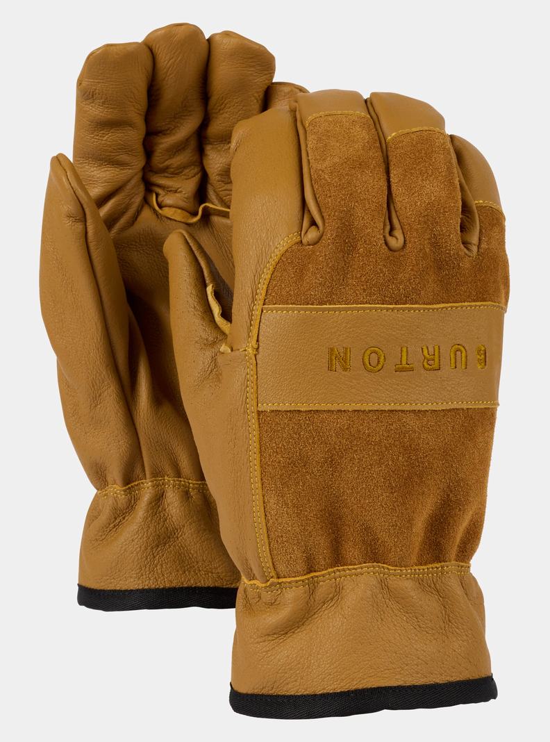 Brown Burton Lifty Men's Ski Gloves | RVKELO952