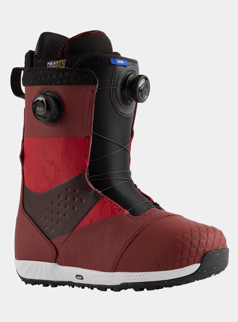 Burgundy / Black Burton Ion BOA® Men's Snowboard Boots | IQSNUO543