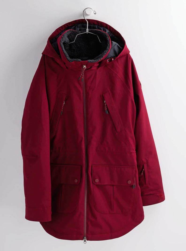 Burgundy Burton Prowess Women's Ski Jackets | PDZBAG325