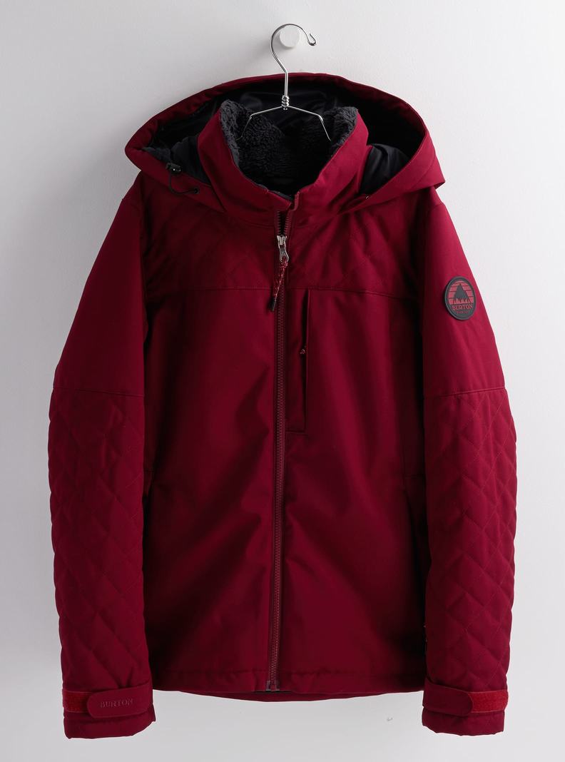 Burgundy Burton Tulum Stretch Women's Ski Jackets | OYEIWD271