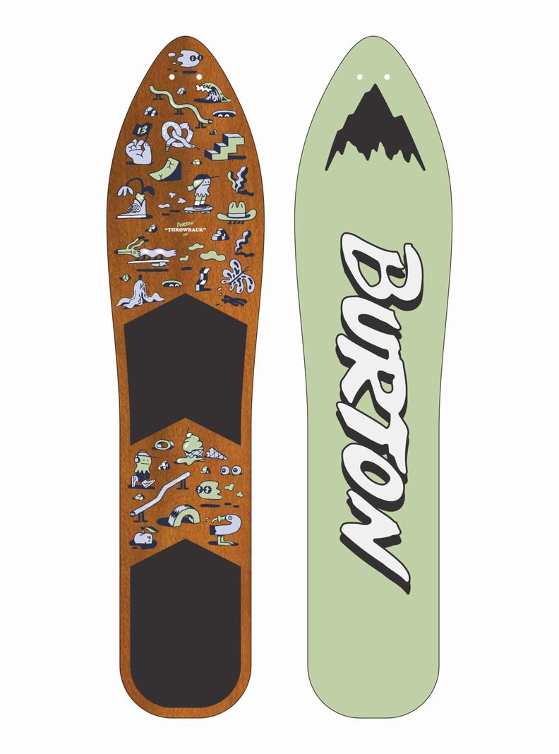 Burton The Throwback Men's Snowboards | REOGUI593