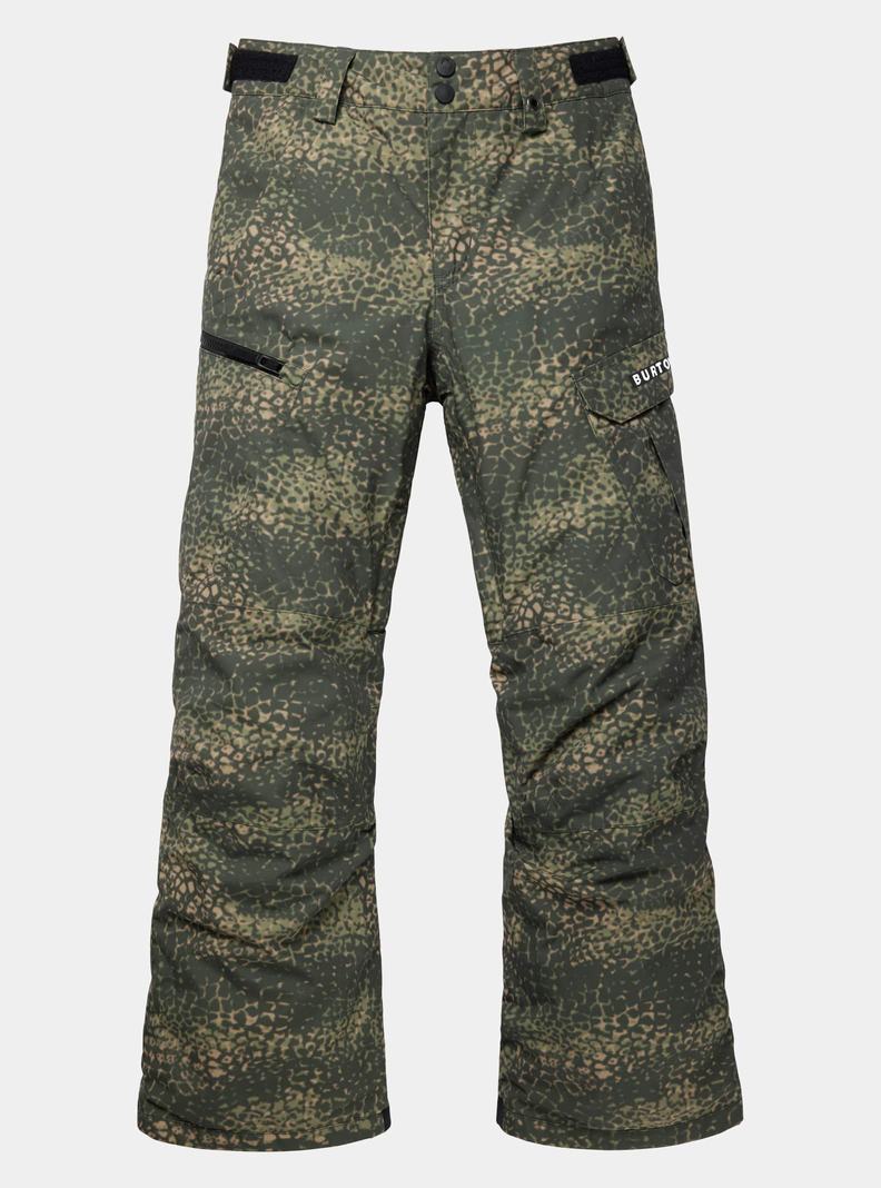 Camo Burton Exile 2L Cargo Kids' Ski Pants | USABHN316