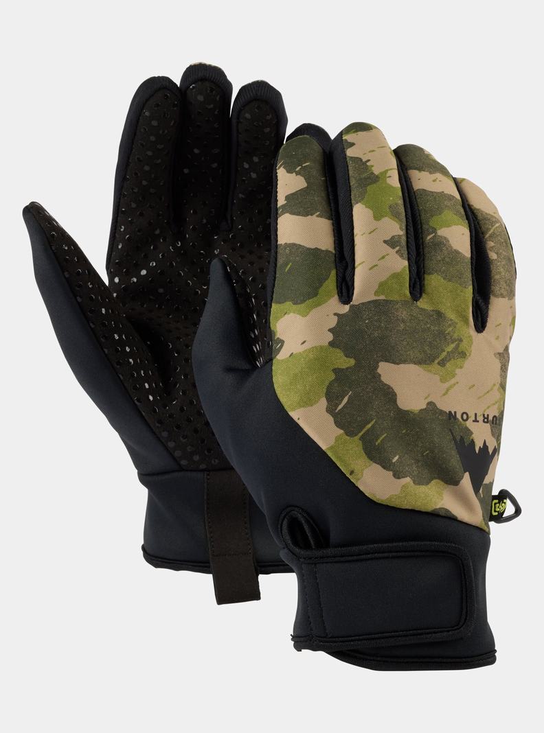 Camo Burton Park Men's Ski Gloves | LWQBDC237