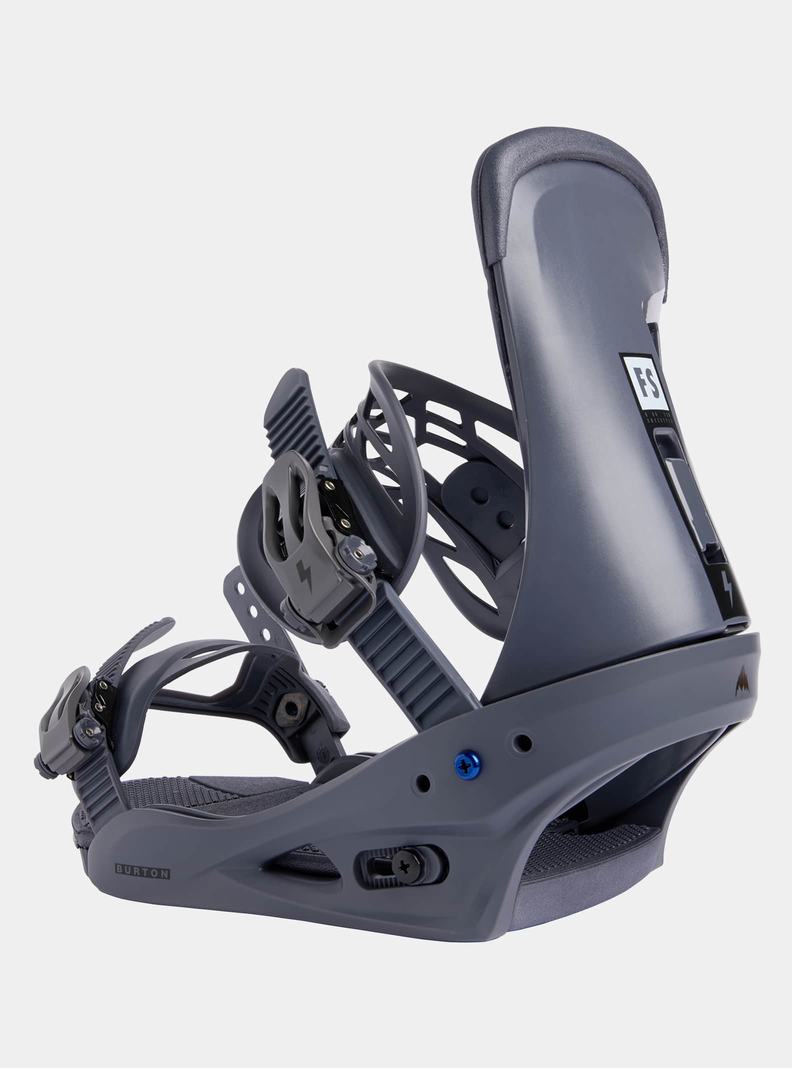 Dark Grey Burton Freestyle Re:Flex Men's Snowboard Bindings | RUWBPS381