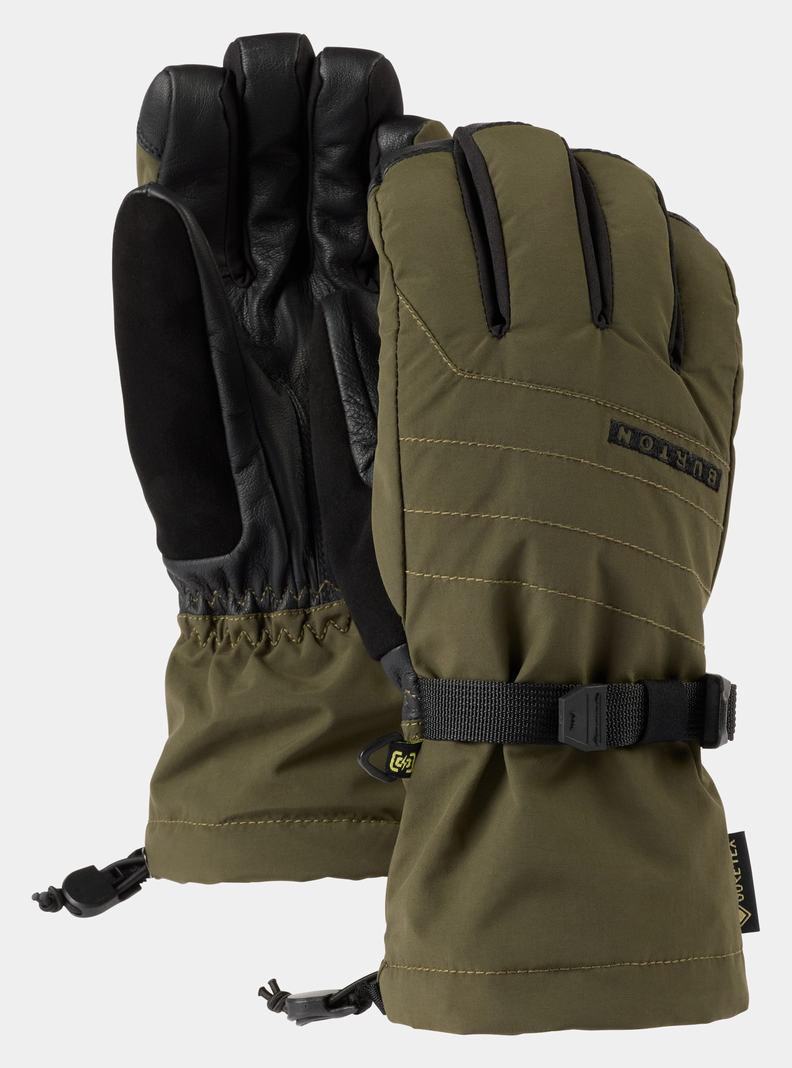 Deep Green Burton Deluxe GORE‑TEX Women's Ski Gloves | OXIAKJ187