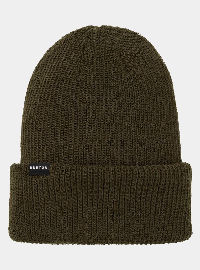 Deep Green Burton Recycled All Day Long Men's Beanie | BYFQKR361