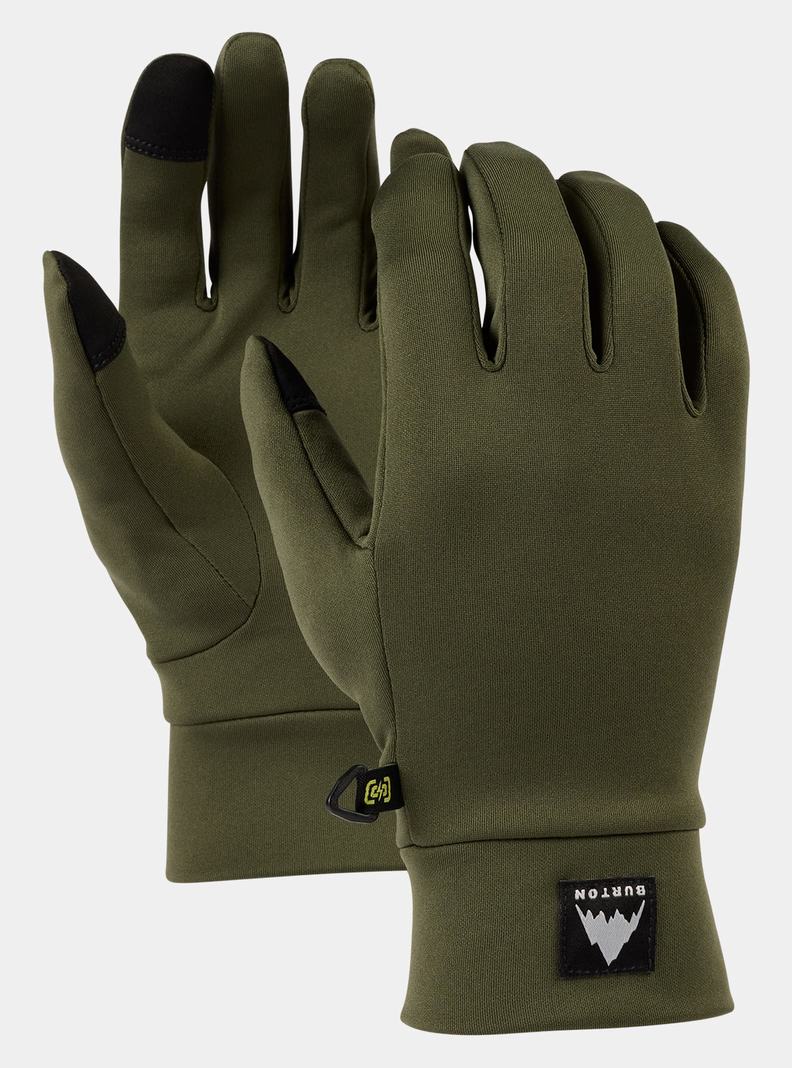 Deep Green Burton Screen Grab® Glove Liner Men's Ski Gloves | VSGKZB460