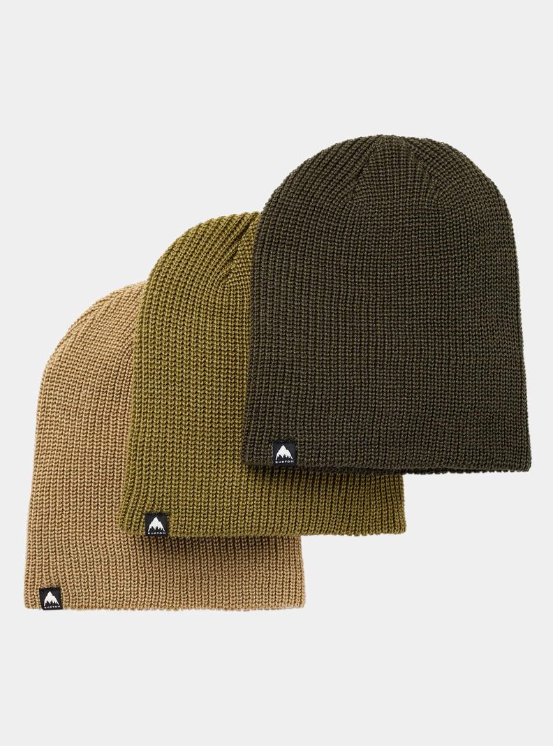 Deep Green / Khaki / Olive Burton Recycled DND (3 Pack) Kids' Beanie | DQKCEU379