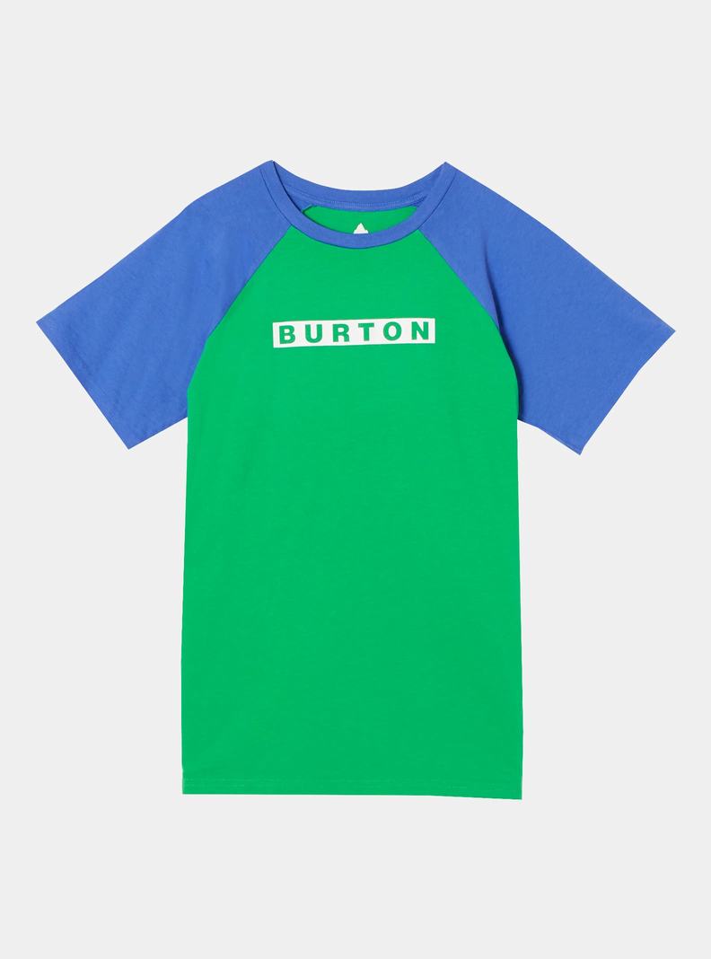 Green / Blue Burton Vault Short Sleeve Kids' T-Shirts | MQEFOB081