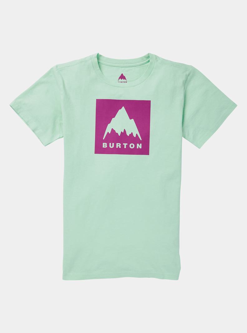 Green Burton Classic Mountain High Short Sleeve Kids' T-Shirts | RDWTCQ201