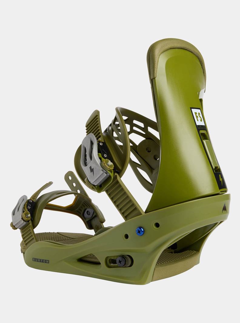 Green Burton Freestyle Re:Flex Men's Snowboard Bindings | GYDOIW054