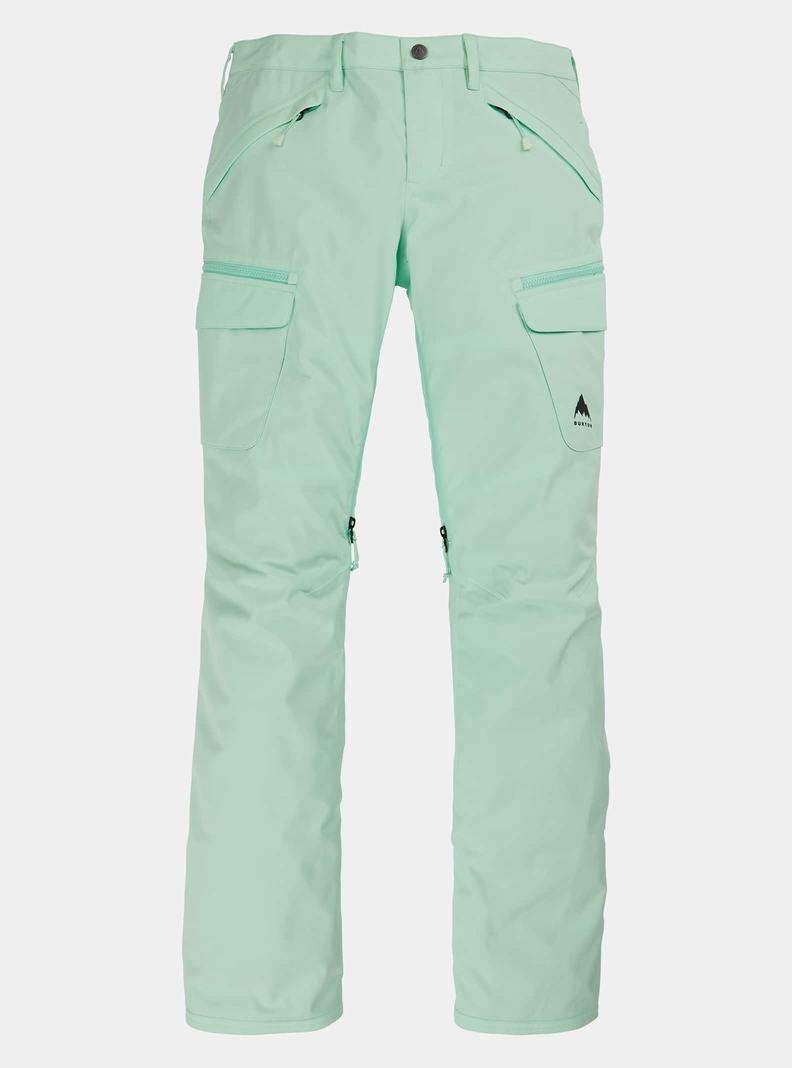 Green Burton Gloria Stretch 2L Women's Ski Pants | FDAEYQ698