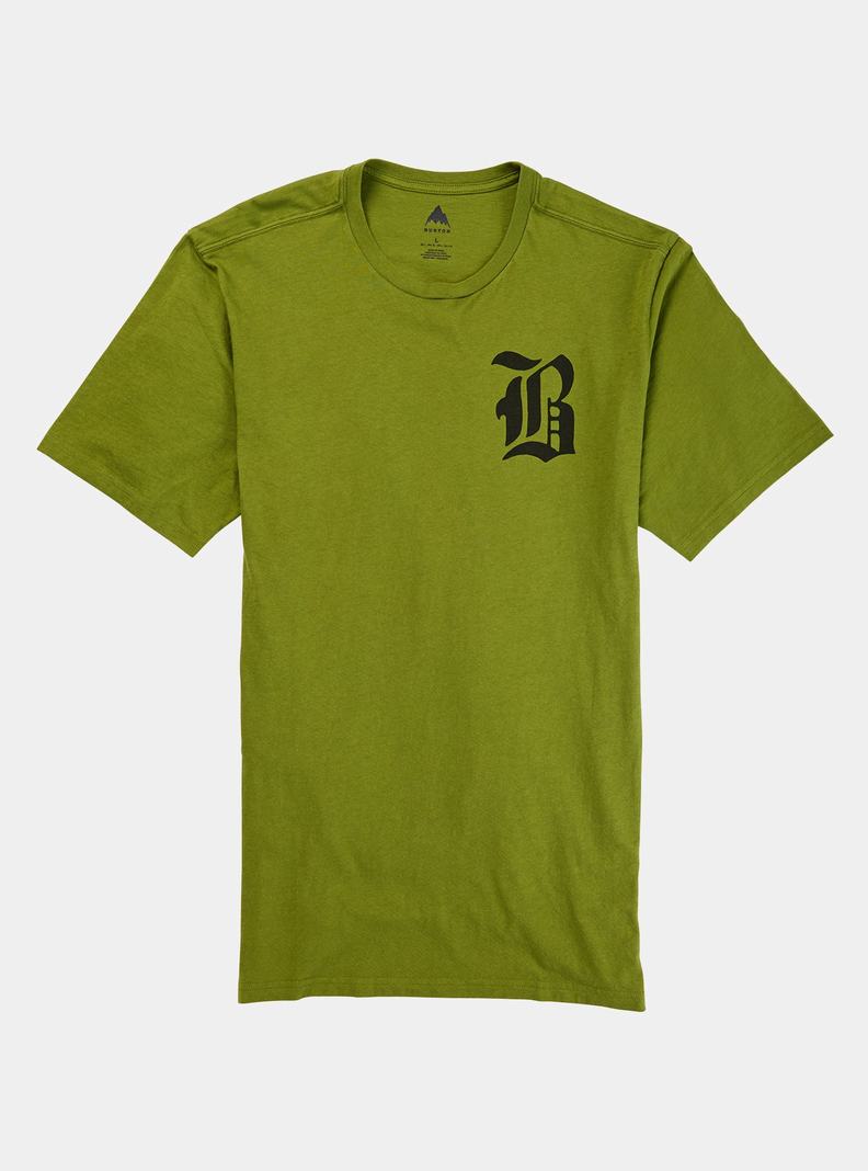 Green Burton Hesston Short Sleeve Men's T-Shirts | ZNJKHU681