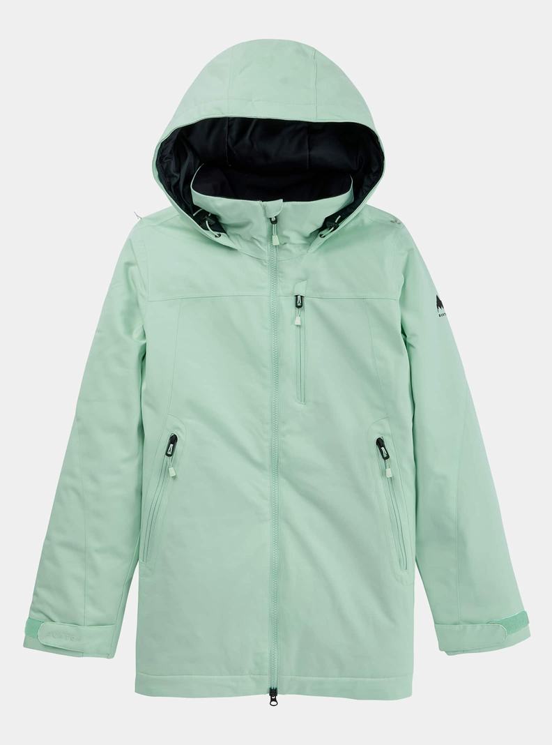 Green Burton Lelah 2L Women's Ski Jackets | AKVQOI860