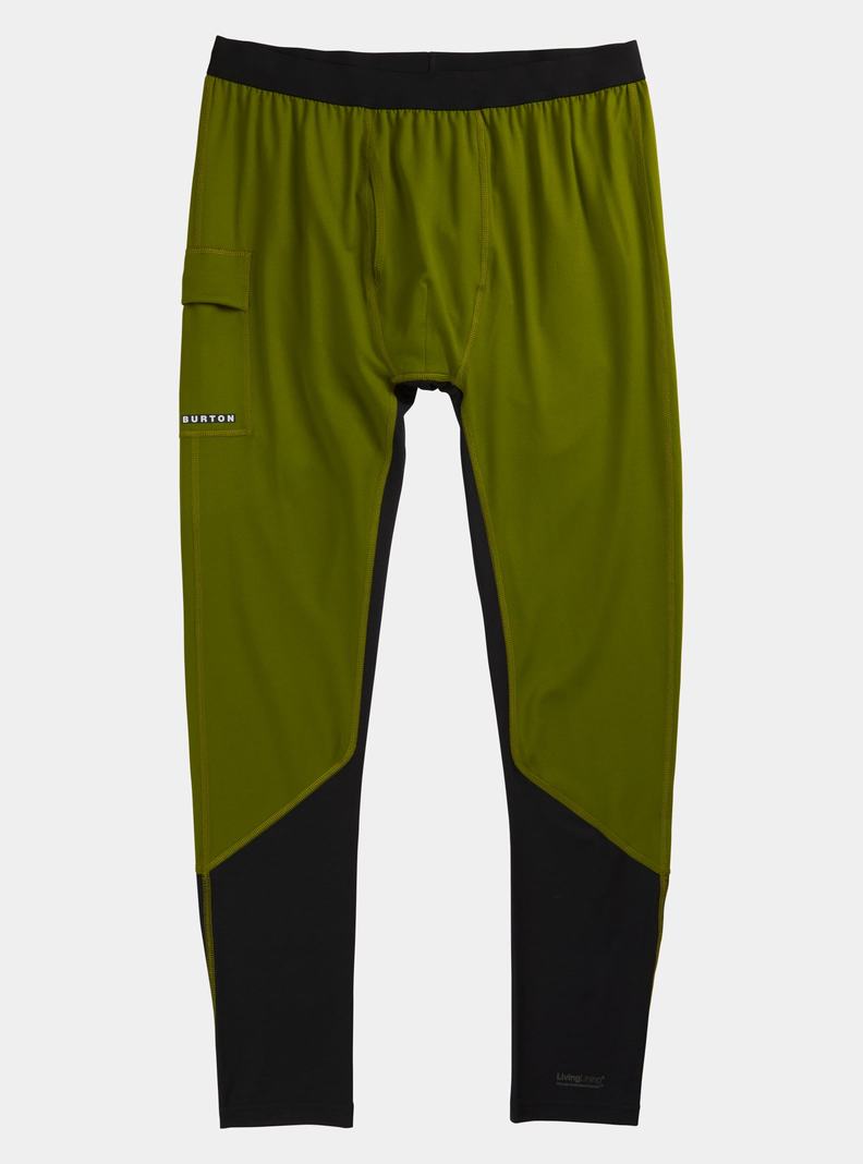 Green Burton Midweight X Base Layer Pants Men's Base Layer Pants | ZVXRGW951